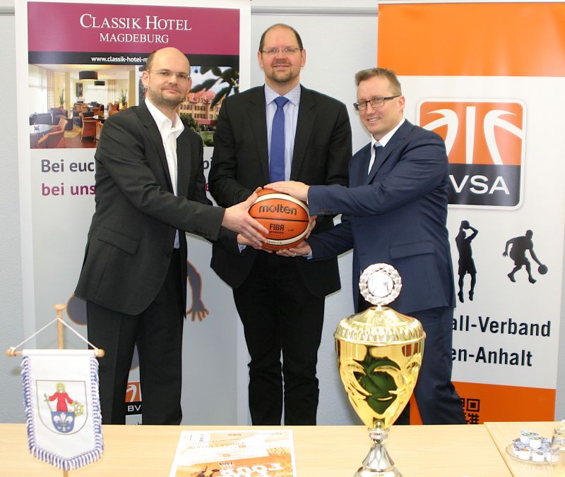 Alle Beteiligten freuen sich auf das Landespokal Final Four Turnier der Herren  			am 10. Februar 2018 in Wolmirstedt 